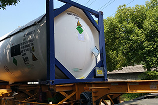 The tank of Starget Refrigerant R125, photo 4 The tank of Starget Refrigerant R125, photo 1